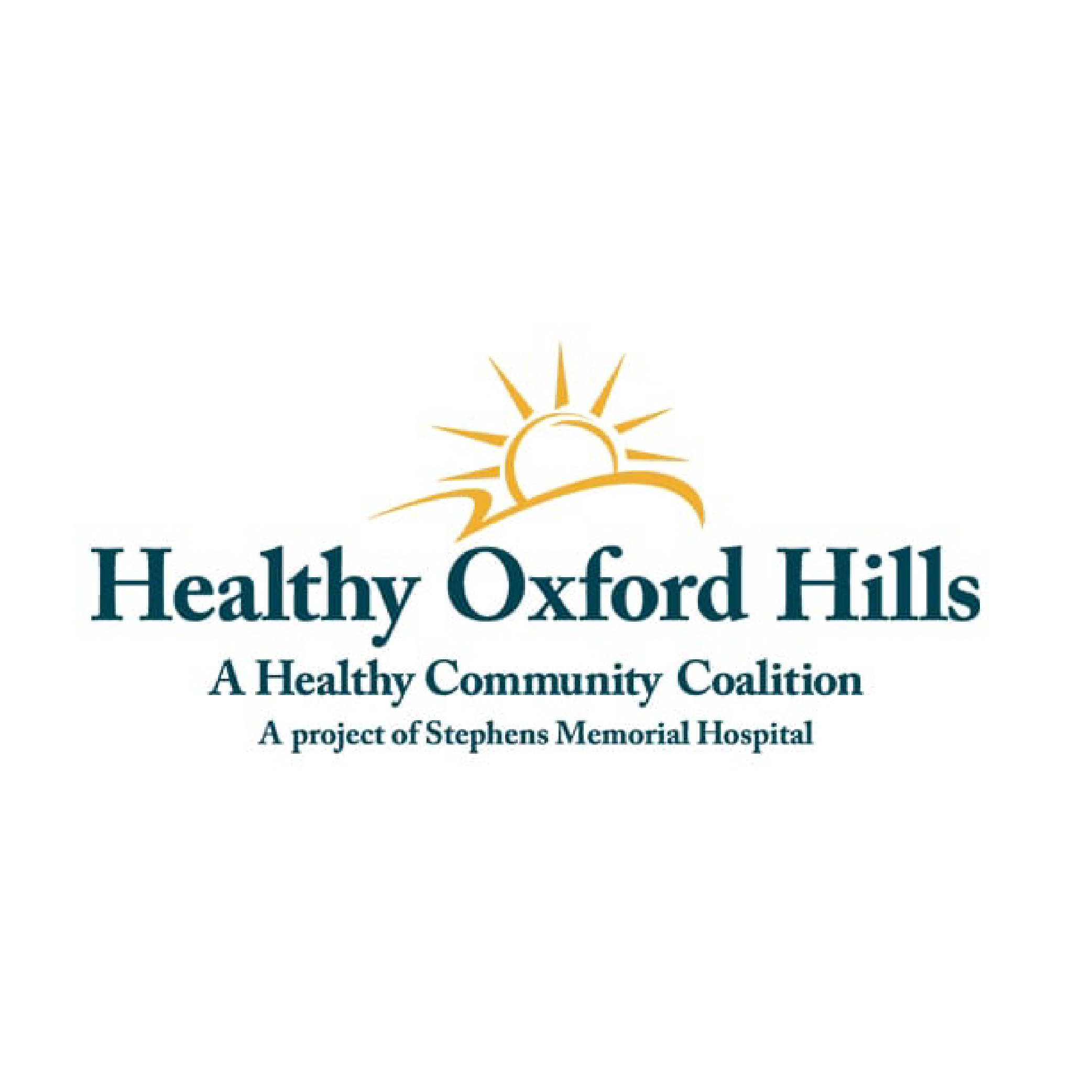 Logotipo de Healthy Oxford Hills A Healthy Community Coalition of Stephens Memorial Hospital