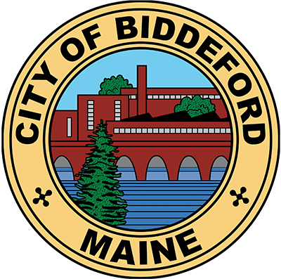 The official seal for Biddeford, Maine